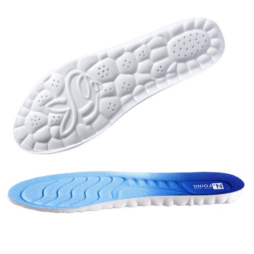 PU shoe insoles: Ultra-soft, long-lasting arch support, thickened design for shock absorption—perfect for sports, running, military training, and casual footwear for both men and women.