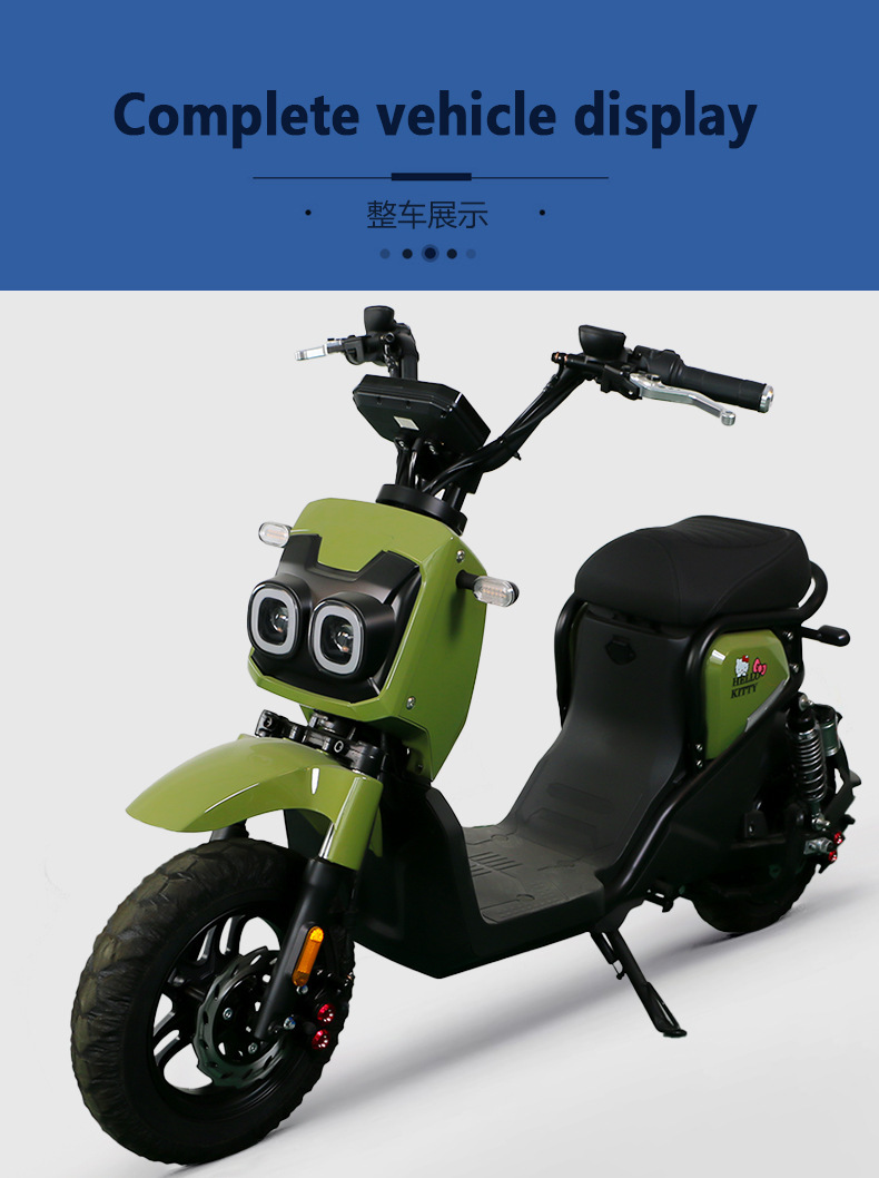 Cross-Border Wholesale Small Electric Scooters with Long Range, Delivery Vehicles, Hill-Climbing Bikes, Leisure Passenger Electric Motorcycles