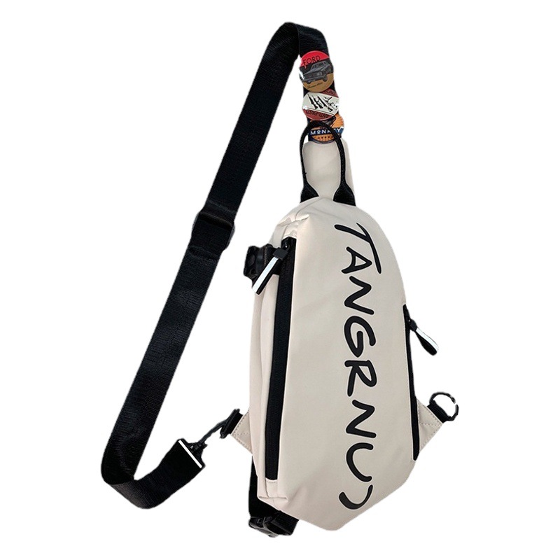 Bolso de pecho para hombre, bolso cruzado de marca a la moda, bolso deportivo informal para hombre, bolso de hombro de gran capacidad, bolso de pecho de estilo japonés para mujer