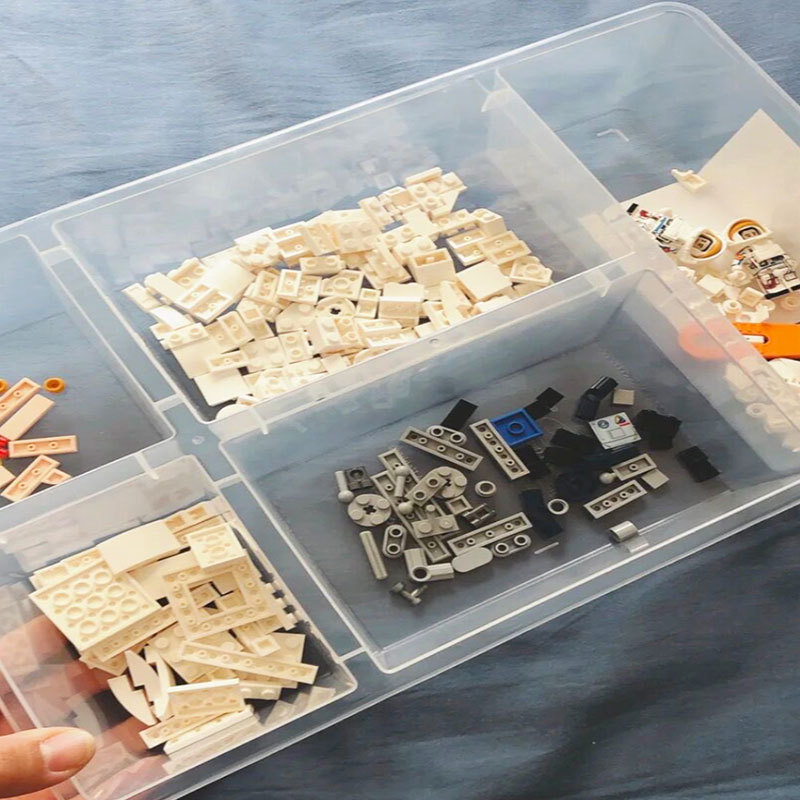 Kindergarten Art Area Material Compartment Storage Box Art Room Area Corner Classification Small Particle Lego Building Block Toys