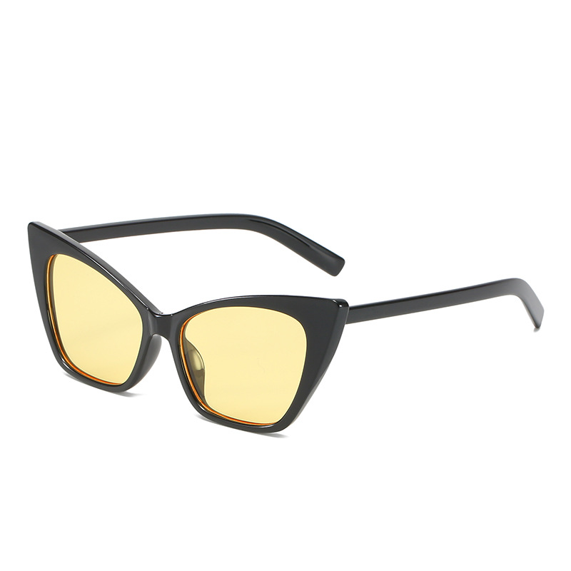 Nuevo Comercio exterior ojo de gato gafas de sol hombres y mujeres transfronterizos europeos y americanos divertidos retro gafas de sol fabricante