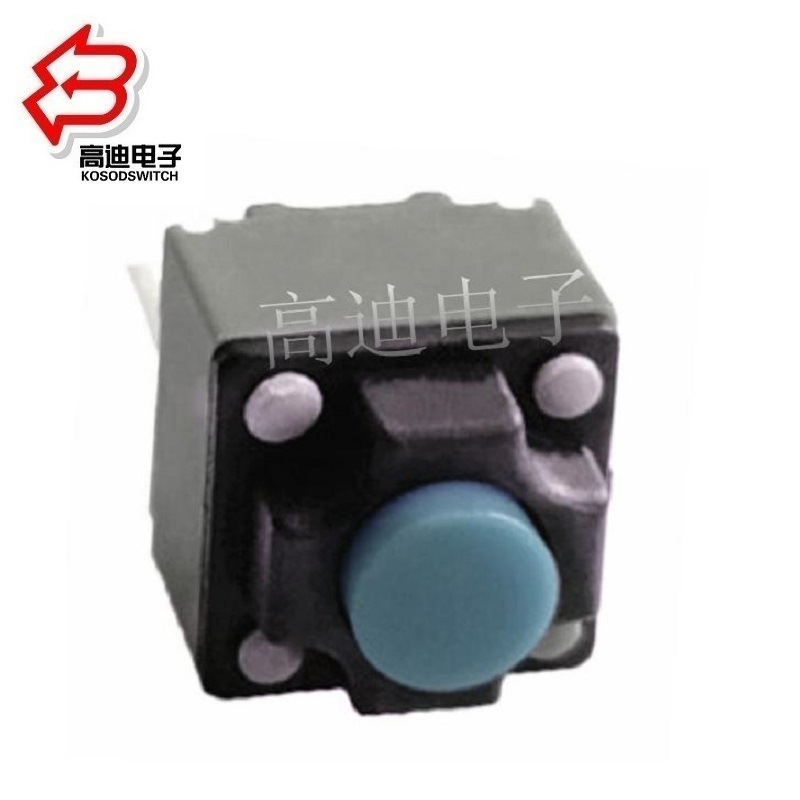 无声按键开关防水IP67  无声按钮开关2脚、无声硅胶轻触开关防水