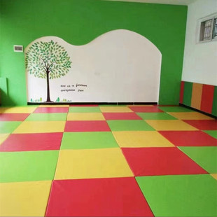 Early Education Center Basketball Hall Wall Soft Bag Sponge Children's Protection Mat Kindergarten Playground Wall Mat Physical Fitness Pipe Column