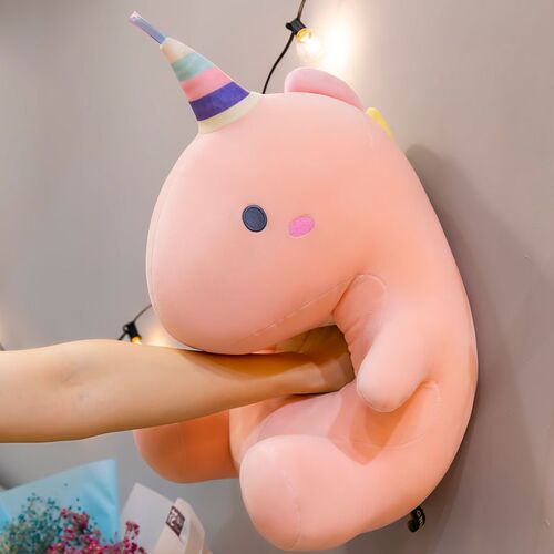 Q-elastic candy dinosaur soft body pillow plush toy dinosaur figurine children's toy doll girl heart birthday