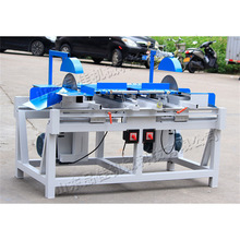 可调节双端齐头锯机 细木条板料断料溜边锯 座椅板凳木料切割机