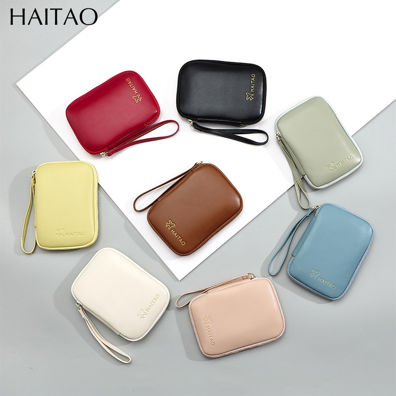 Bolsa de tarjetas, pasaporte, clip, bolsa de llaves, cremallera multifuncional, bolsa de cambio en un solo documento, bolsa de almacenamiento para lápiz labial, bolsa de auriculares