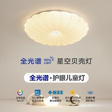 简约现代贝壳吸顶灯创意星星卧室客厅LED灯个性南瓜圆形卧室餐厅