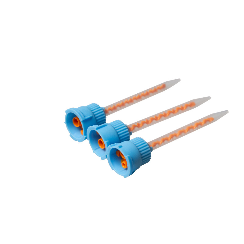 Cabeza de mezcla dental 3M DMG material de corona temporal Tubo de mezcla Cabeza de mezcla Cabeza de mezcla Cabeza de mezcla 50 paquetes