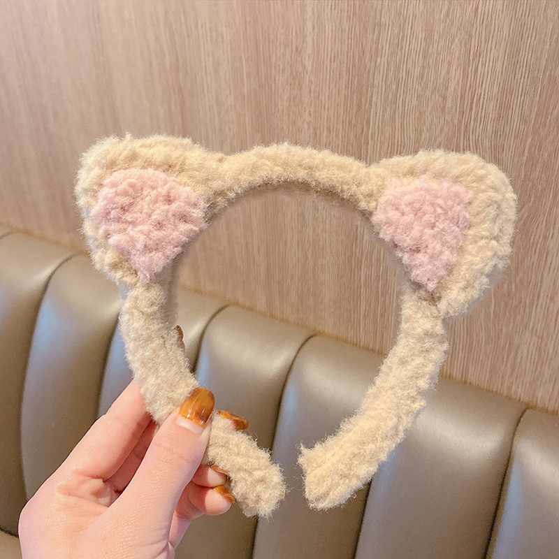 Corea del Sur vende lindas orejas de gato, diademas, diademas de felpa de niña dulce, diademas de todo fósforo, diademas para lavar la cara, diademas