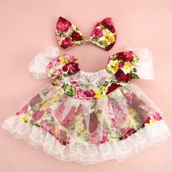 Dress, flowered