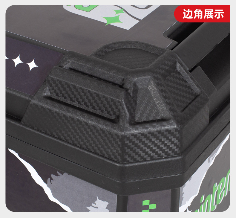 Cross-border motorcycle and electric vehicle rear trunk, special motorcycle trunk, large capacity, exclusively for cross-border use