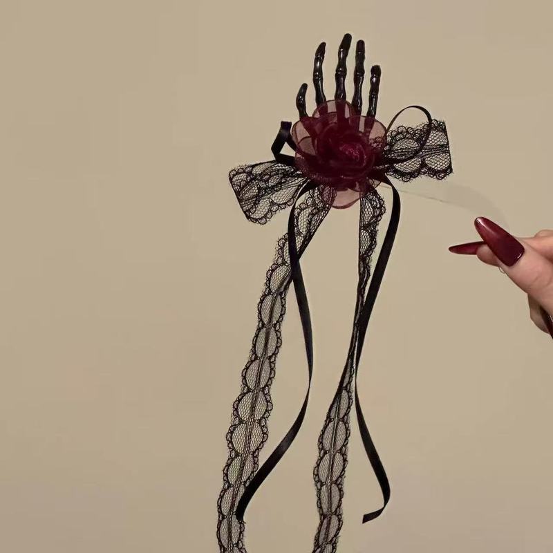 ハロウィーンcos小悪魔蝶ネクタイ髪飾り奇妙な道具立体トップクリップLolita髪飾り|undefined