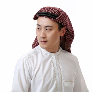 Muslim male headscarf Dubai travel Arab headscarf variegated head hoop manufacturers cross-border hair