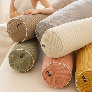 Ll Corn Velvet Long Pillow Removable and Washable Side Sleeping Leg Sleeping Pregnant Women Bed Girls Riding Cylindrical Pillow Simple