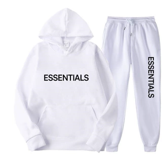 2023FEAR OF GOD ESSENTIALS情侣套装卫衣男女复线高街潮牌两件套