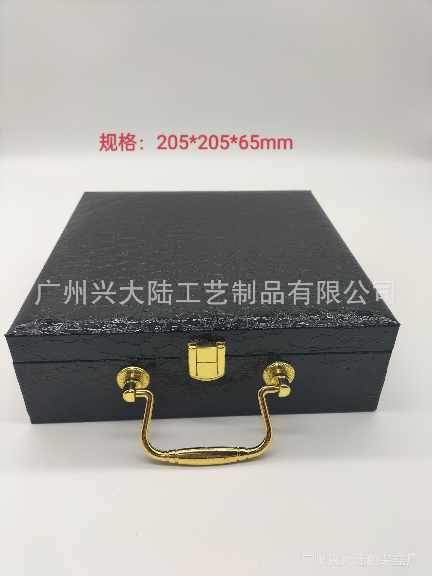 高端鳄鱼纹皮带盒硬厚中纤板翻盖包装盒皮具腰带礼品盒加内托皮盒