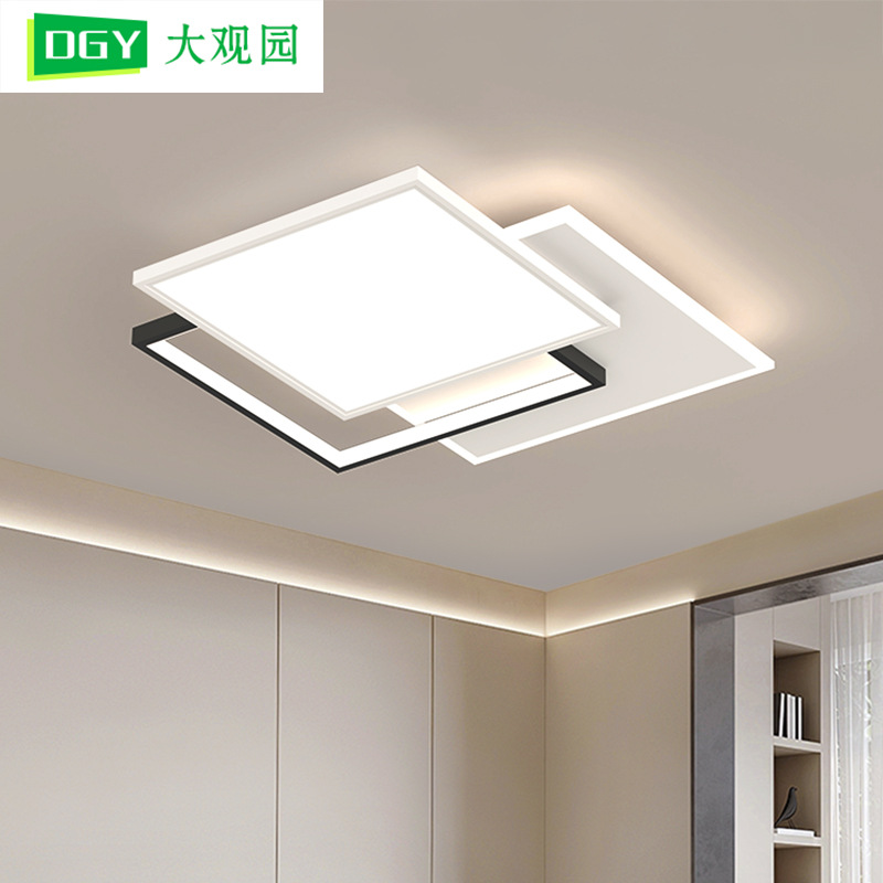 Luz principal de la sala de estar simple y moderna atmósfera doméstica comedor principal lámpara inteligente protector de ojos nueva lámpara de techo de dormitorio 440L