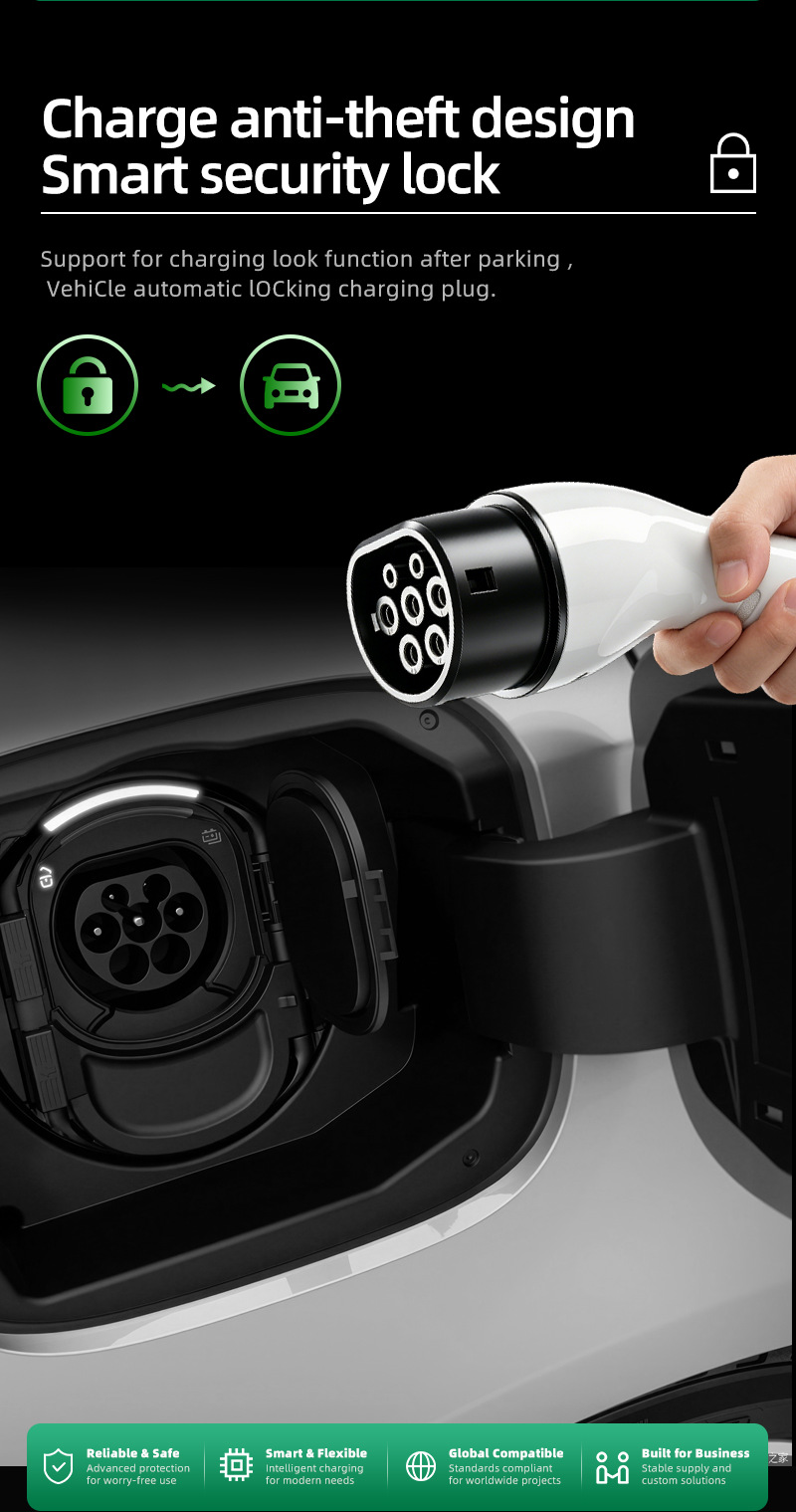 Cee European Standard Type2 Ac Charging Gun Australian Standard Industrial Plug 32A7Kw Electric Vehicle Ccs2 Smart Fast Charging