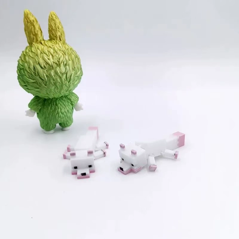 Круглый подвижный минифигура настольной игры, сумка, кукла, брелок, лиса, енот