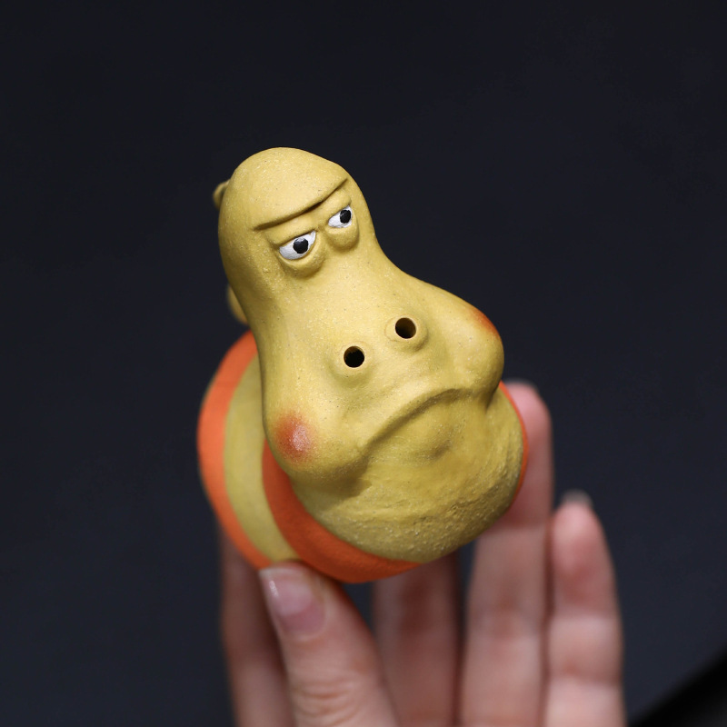 宜興紫砂卸売爆笑虫ハンドグラブポット手作りティーシングルポットカンフーティーセットお土産家庭用|undefined