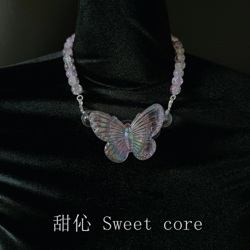 sm sexy butterfly caladium mouth plug saliva ball to stimulate the gag and saliva plug utensils to stimulate and tease saliva tools