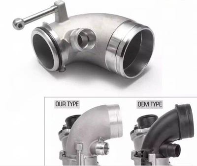 Modified Enlarged Turbo Pipe 90-Degree Elbow Suitable for Golf Mk7S3 Third Generation Ea888 Engine Horizontal (Avtomobil mühərrikləri)