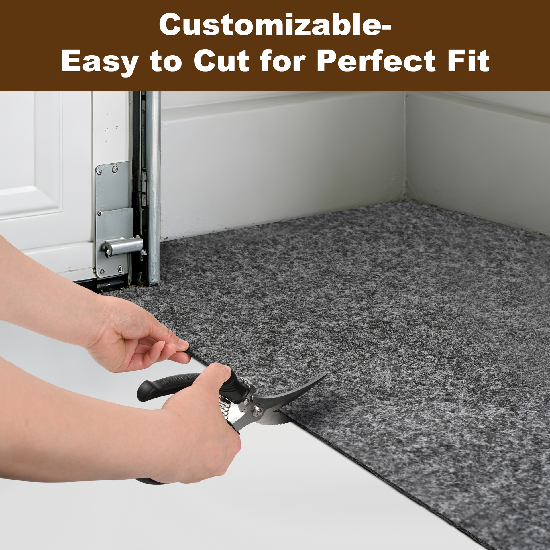 Cross-border bestseller oil-proof and waterproof floor mat, car garage floor mat, non-slip rubber-backed floor mat, repair mat, customizable