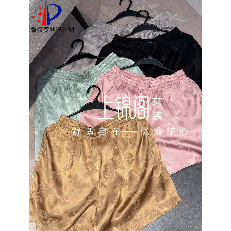 801 New Chinese Style Spring/Summer Elastic Waist Shorts Casual Comfortable Summer Versatile Chinese Style -42