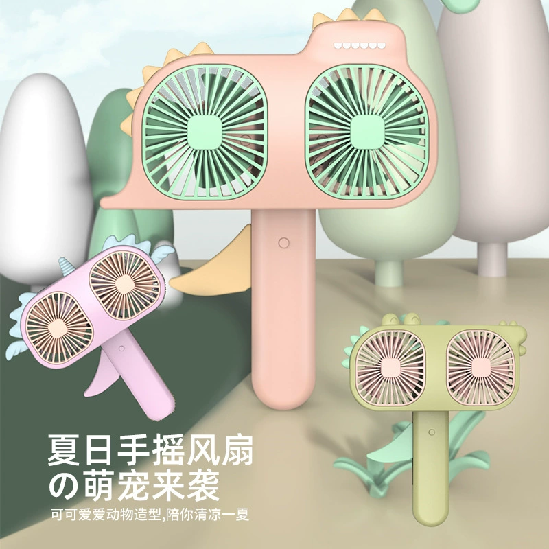 Маленький вентилятор мини-мультяшный ручной вентилятор в форме единорога ручной вентилятор