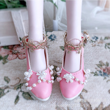 BJD鞋子60厘米巴比娃娃公主鞋子7.5高跟鞋3分叶罗丽娃娃换装配饰