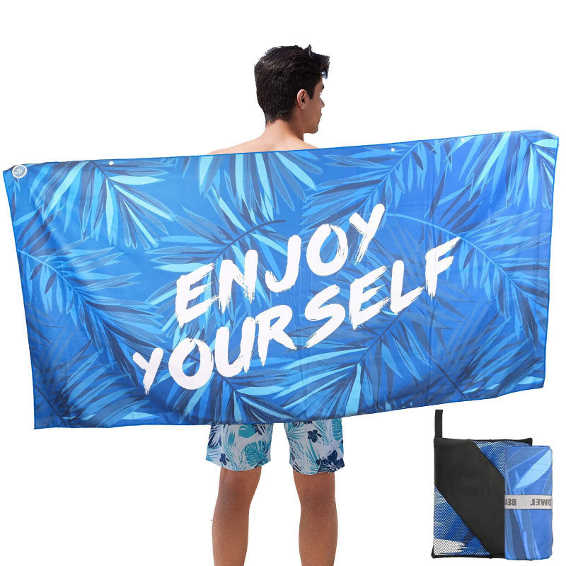 Single-Sided Velvet Absorbent Bath Towel Beach Sports Style Beach Towel Microfiber Swimming Sports Production Wholesale Single-Sided Velvet Absorbent Bath Towel Beach Sports Style Beach Towel Microfiber Swimming Sports Production Wholesale