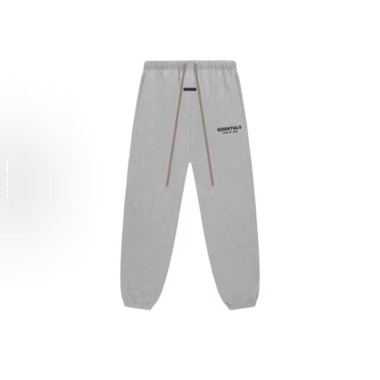 Essentials-25Fw-Velvet Letter Print Trendy Brand Sports Casual Jogger Pants Slimming Trendy Loose Fit Slimming