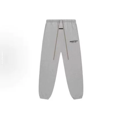 Essentials-Fw24-Fleece Letter-Printed Trendy Brand Sports Casual Jogger Pants, Slimming and Trendy, Loose Fit