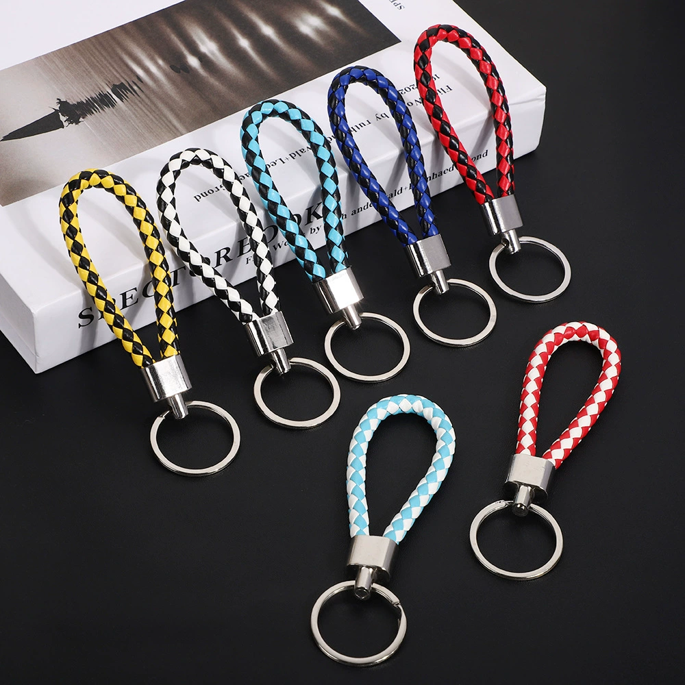 Creative woven polyurethane keychain handmade, accessory, pendant, Birthday gift, wholesale