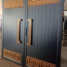 烤漆大门农村大铁门对开门双开门进户门自建房大门中式复古