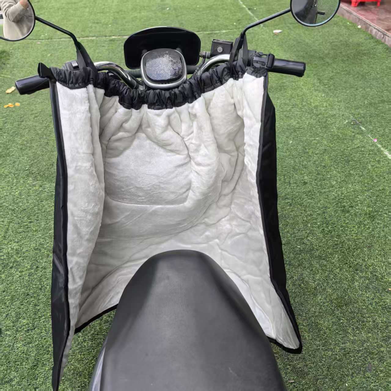 New Electric Vehicle Windproof Skirt Leg Warmers Winter Knee Warmer Fleece-Lined Electric Scooter Thickened Waterproof Windproof Cover