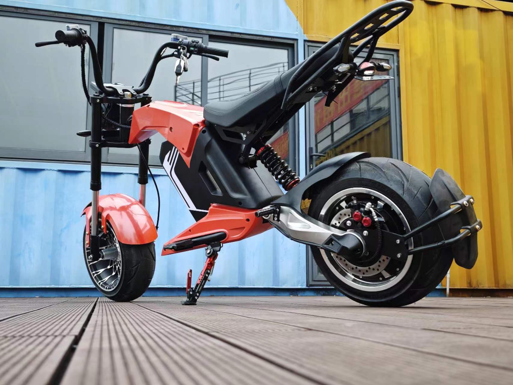 Eec, Dot Harley Electric Scooter Adult Mobility Scooter Overseas Delivery Two-Wheeled Motorcycle Hm-8 Electric Scooter Battery Vehicle