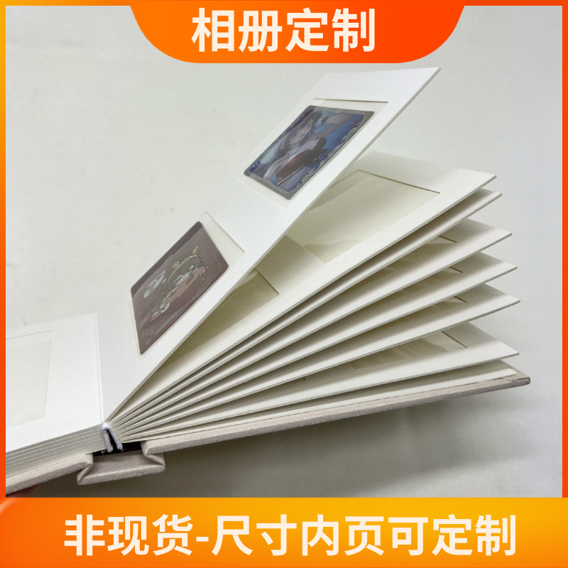 Cloth Commemorative Album Card Album High-grade Bronzing Photo Storage Album Customized 3-inch Polaroid Card Commemorative Album