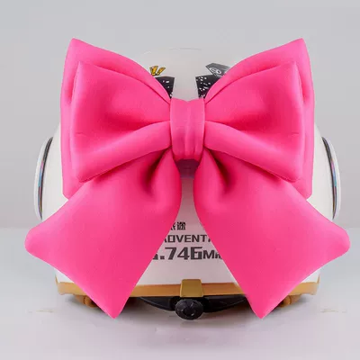 Helmet Decorations, Bows, Motorcycle, Other Automotive Interior Supplies - rose-red-bow