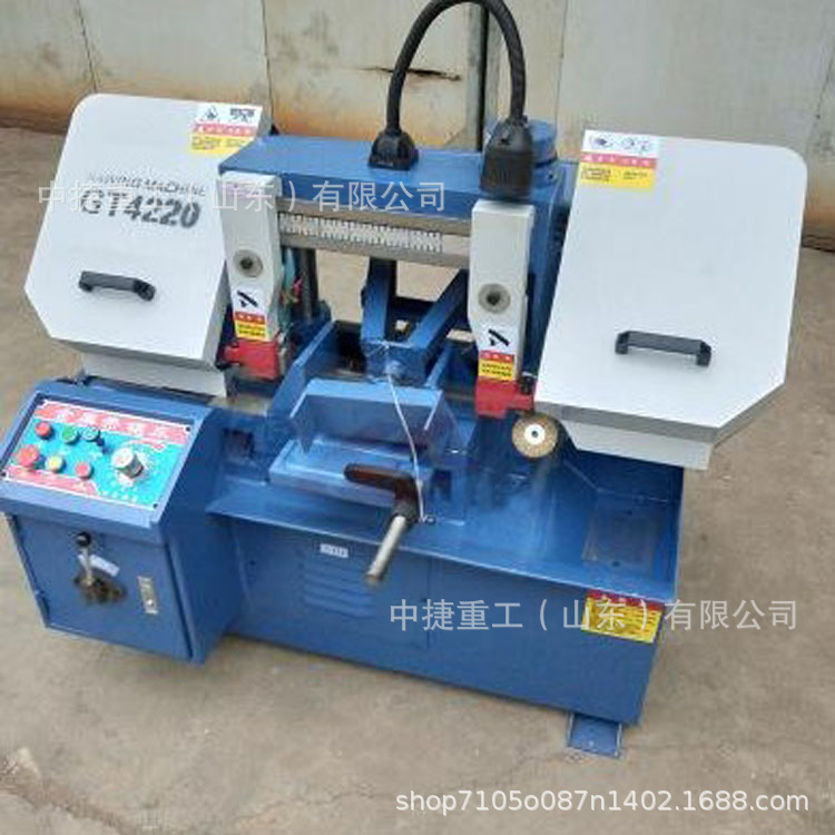厂家供应GT4220A液压带锯床小型手动锯床 稳定切割液压加紧