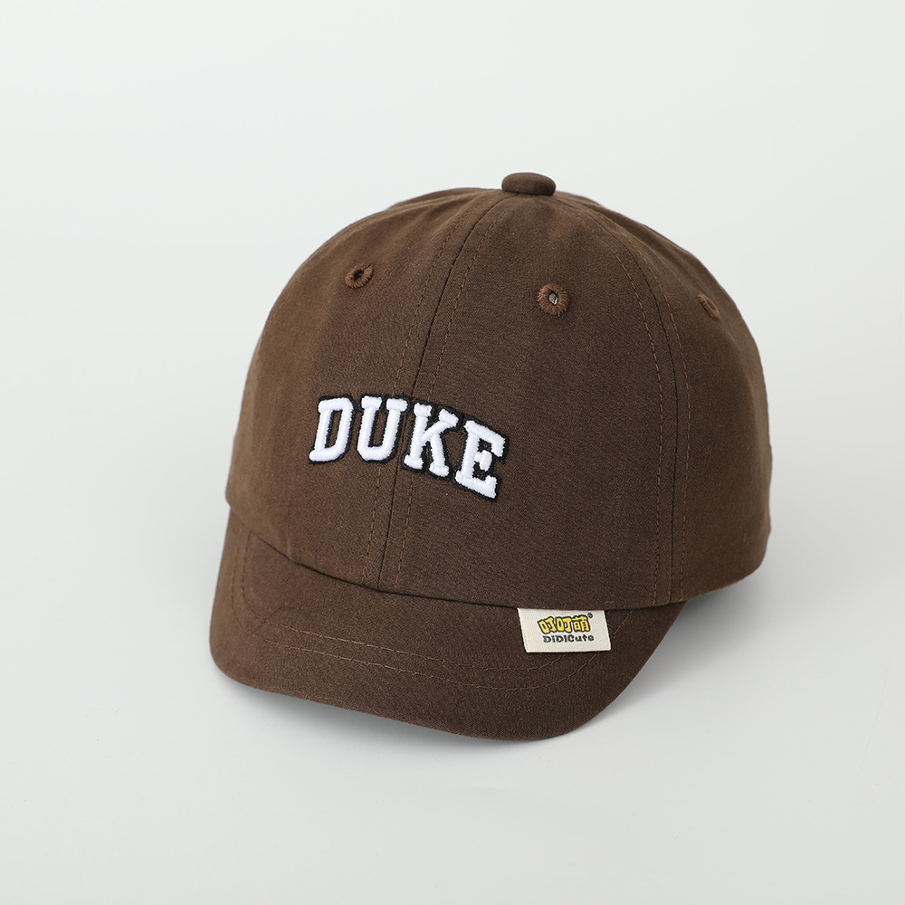 ins sombrero para niños bordado coreano sombrero de béisbol primavera y otoño 2 años de niño sombrero de lengua de pato niñas estilo extranjero moda versátil