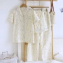 夏季双层女士清凉家居服