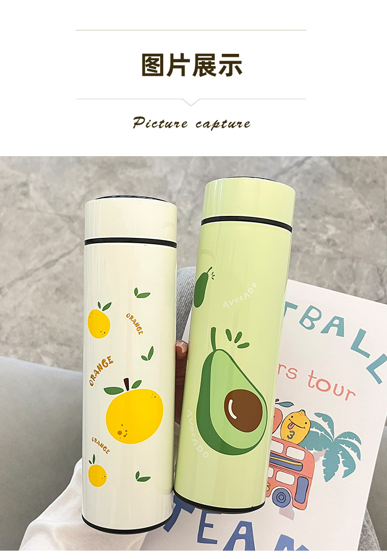 Creative, personalized and trendy insulated cups, simple and ins Japanese stainless steel water cup gifts for male and female students pic 35
