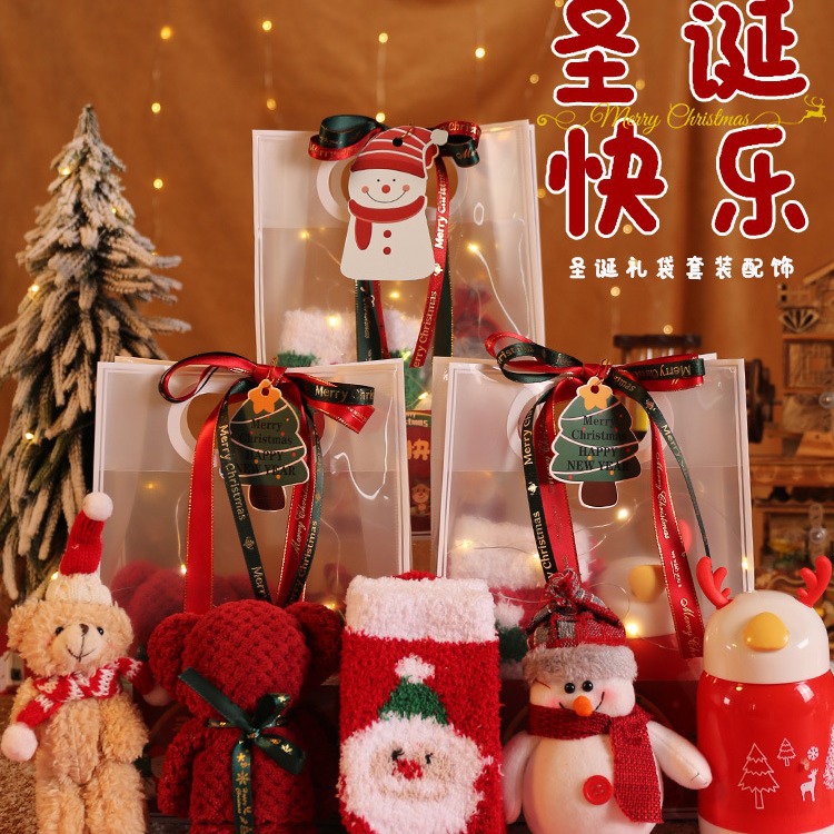 圣诞节礼物送女朋友同学新款平安夜苹果礼品袋仪式感圣诞礼品套装