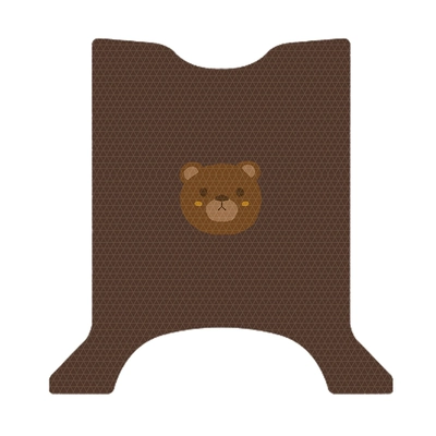 Accessories, Electric vehicle foot mat - yadi-t60-m-exclusive-little-bear-a80111
