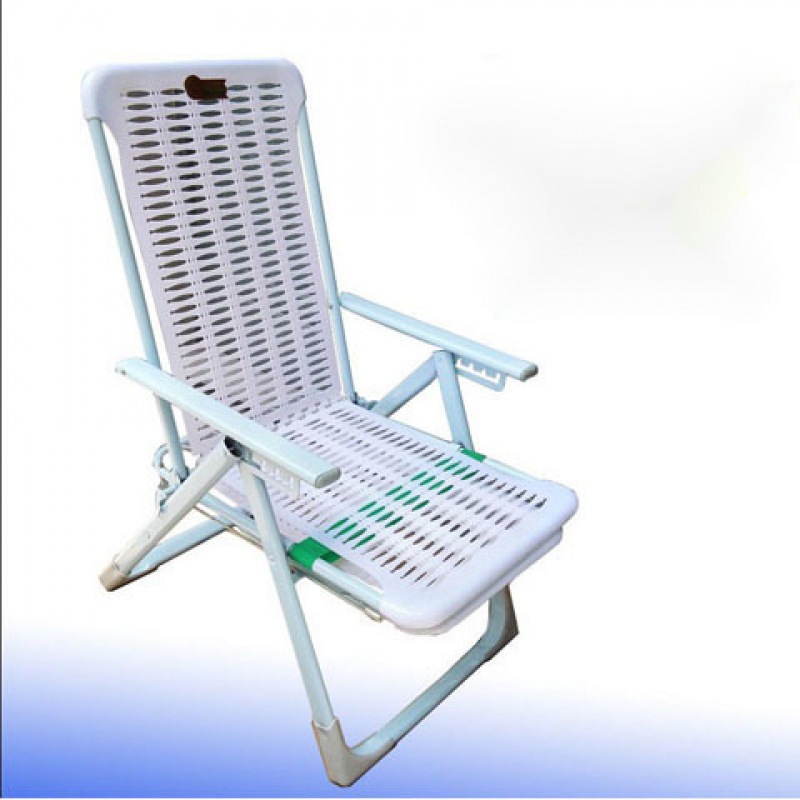 躺椅折叠椅加厚午休塑料沙滩椅睡椅阳台休闲办公室家用成懒人椅子