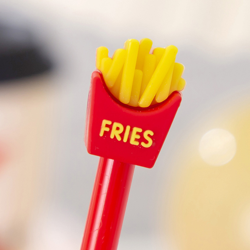 Lindo creativo de comida rápida hamburguesa Helado Gel Pen estudiante papelería al por mayor junio 1 final regalo Navidad