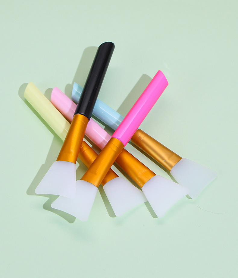 25g Weight Plastic Handgrip Makeup Brush Handle Type Mask Brushes Makeup Tools Types 1 Piece Quantity Alloy, Silica Gel Material Simple Style Style Simple Style Alloy Silica Gel Plastic Handgrip Mask Brushes 1 Piece 无