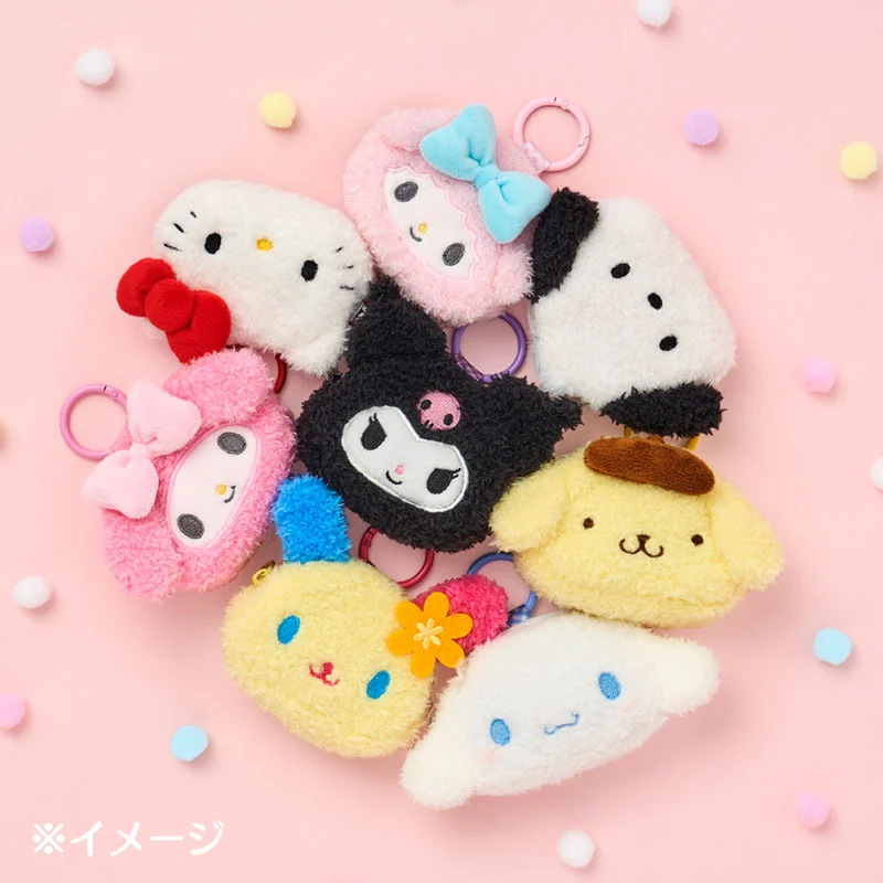 Japanese-Style New Plush Face-Shaped Mini Earphone Case Cute Cartoon Bag Charm Kitty My Melody Coin Purse Japanese-Style New Plush Face-Shaped Mini Earphone Case Cute Cartoon Bag Charm Kitty My Melody Coin Purse