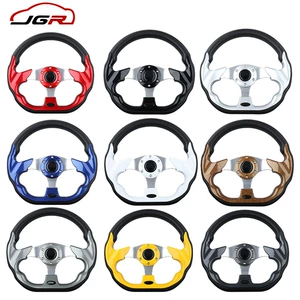 Car modification PU steering wheel, personalized racing game kart 13-inch 320mm racing amusement car steering wheel
